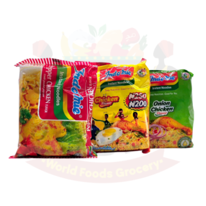 Indomie Noodles – Mix & Match – Chicken x 1,Onion Chicken x 1 & Pepper Chicken x 1 Flavours